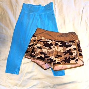 NWT 2 Pack Girl's Justice Bottoms Size 12